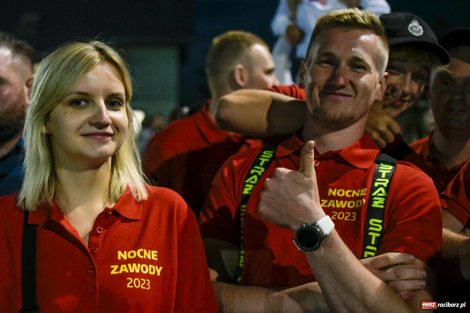 Zdjęcie w galerii na portalu naszraciborz.pl: Nocne strażackie show w Bolesławiu. Sztuczne ognie i rywalizacja w ćwiczeniu bojowym [FOTO i WIDEO] wiadomości z regionu