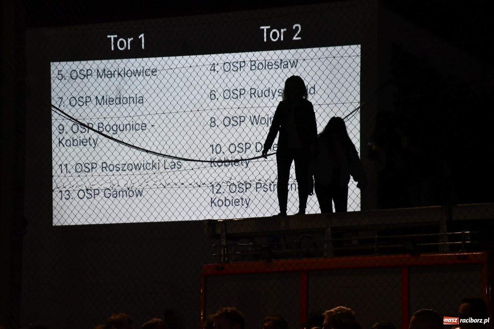 Zdjęcie w galerii na portalu naszraciborz.pl: Nocne strażackie show w Bolesławiu. Sztuczne ognie i rywalizacja w ćwiczeniu bojowym [FOTO i WIDEO] wiadomości z regionu