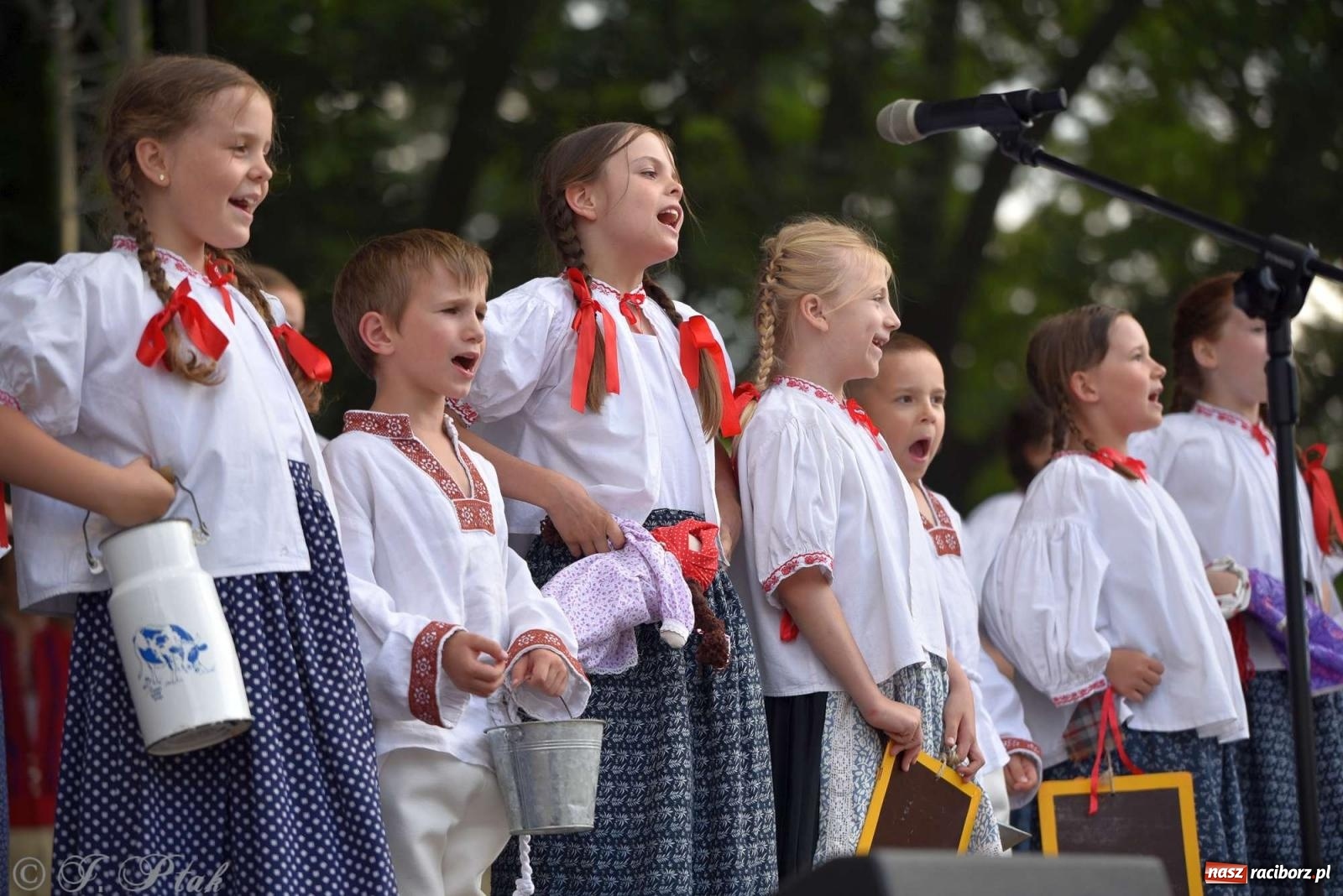 Zdjęcie w galerii na portalu naszraciborz.pl: Międzynarodowe święto folkloru na raciborskim zamku wiadomości z regionu