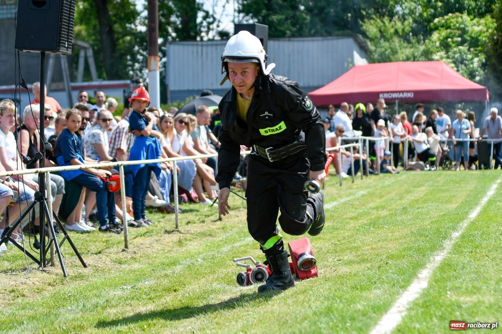 Zdjęcie w galerii na portalu naszraciborz.pl: Samborowice wzięły całe złoto. Gminne zawody sportowo-pożarnicze w Pietrowicach Wielkich [FOTO i WIDEO] wiadomości z regionu