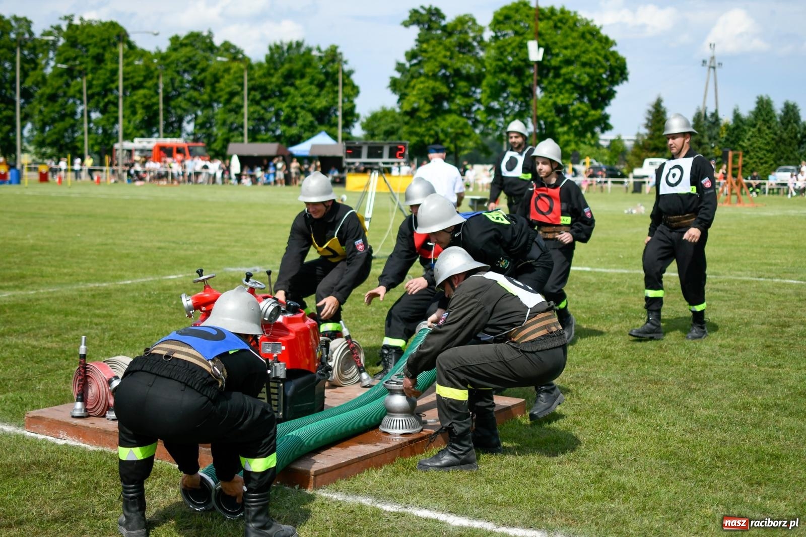 Zdjęcie w galerii na portalu naszraciborz.pl: Samborowice wzięły całe złoto. Gminne zawody sportowo-pożarnicze w Pietrowicach Wielkich [FOTO i WIDEO] wiadomości z regionu