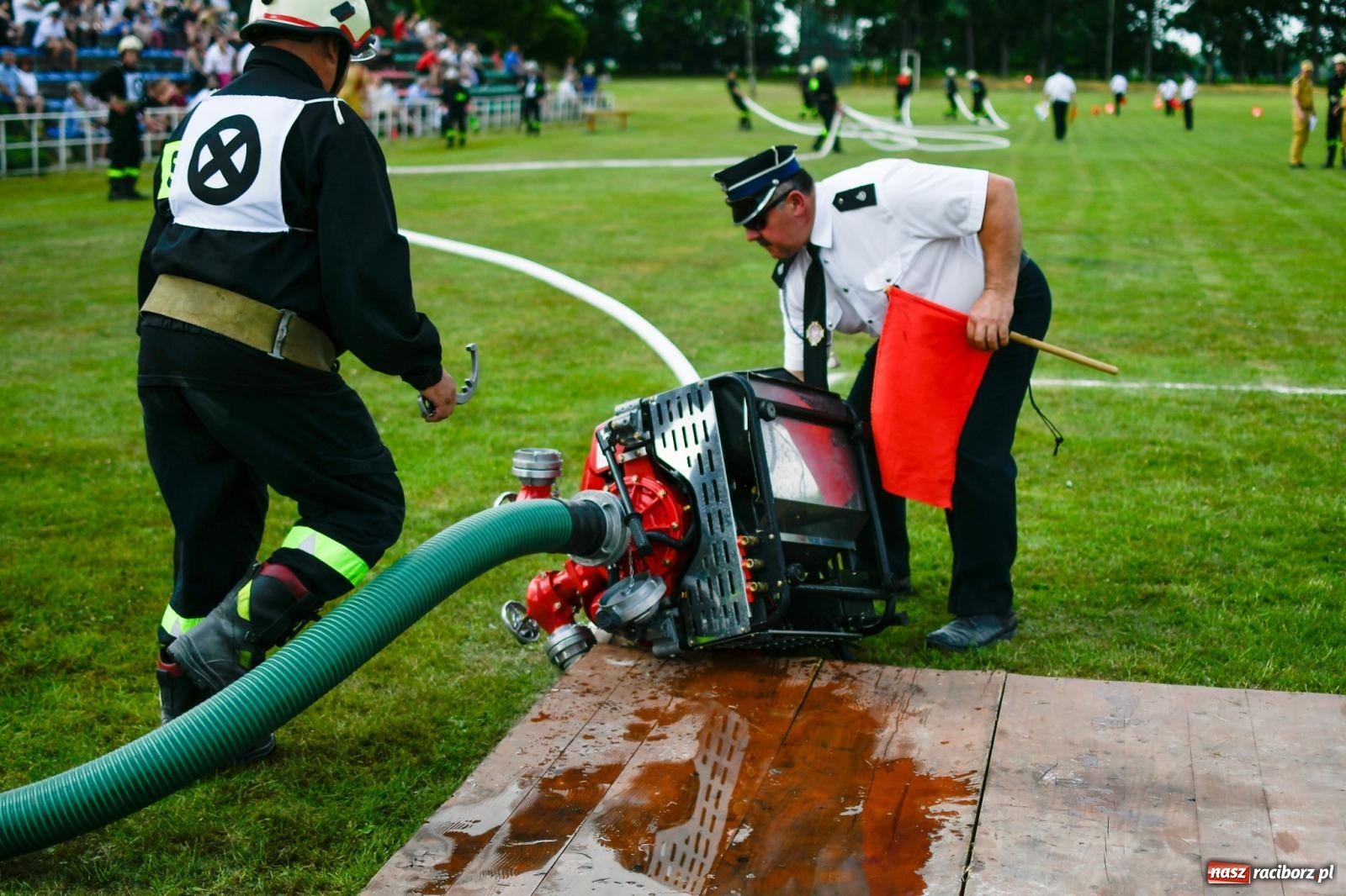 Zdjęcie w galerii na portalu naszraciborz.pl: Samborowice wzięły całe złoto. Gminne zawody sportowo-pożarnicze w Pietrowicach Wielkich [FOTO i WIDEO] wiadomości z regionu