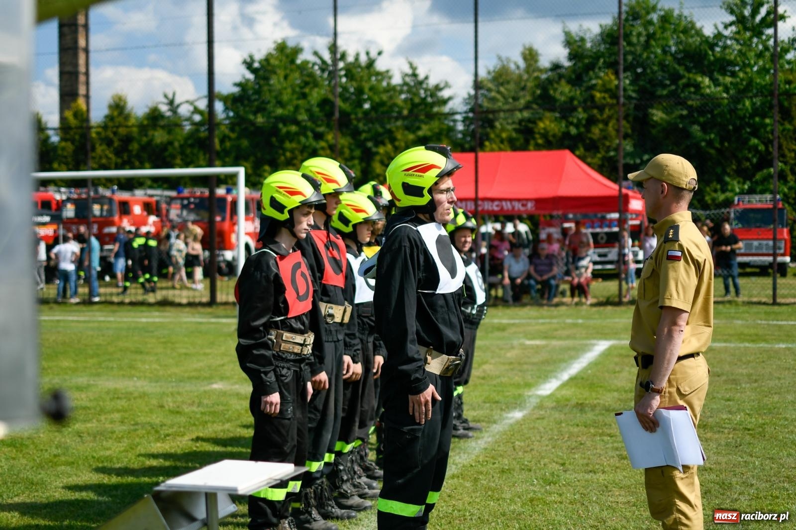 Zdjęcie w galerii na portalu naszraciborz.pl: Samborowice wzięły całe złoto. Gminne zawody sportowo-pożarnicze w Pietrowicach Wielkich [FOTO i WIDEO] wiadomości z regionu