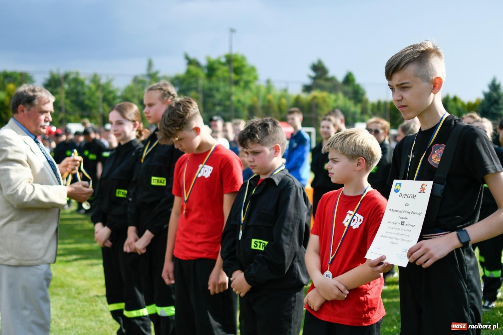 Zdjęcie w galerii na portalu naszraciborz.pl: Samborowice wzięły całe złoto. Gminne zawody sportowo-pożarnicze w Pietrowicach Wielkich [FOTO i WIDEO] wiadomości z regionu