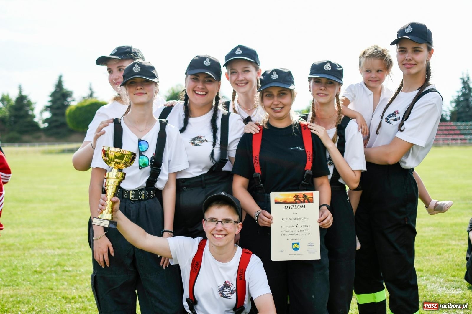Zdjęcie w galerii na portalu naszraciborz.pl: Samborowice wzięły całe złoto. Gminne zawody sportowo-pożarnicze w Pietrowicach Wielkich [FOTO i WIDEO] wiadomości z regionu