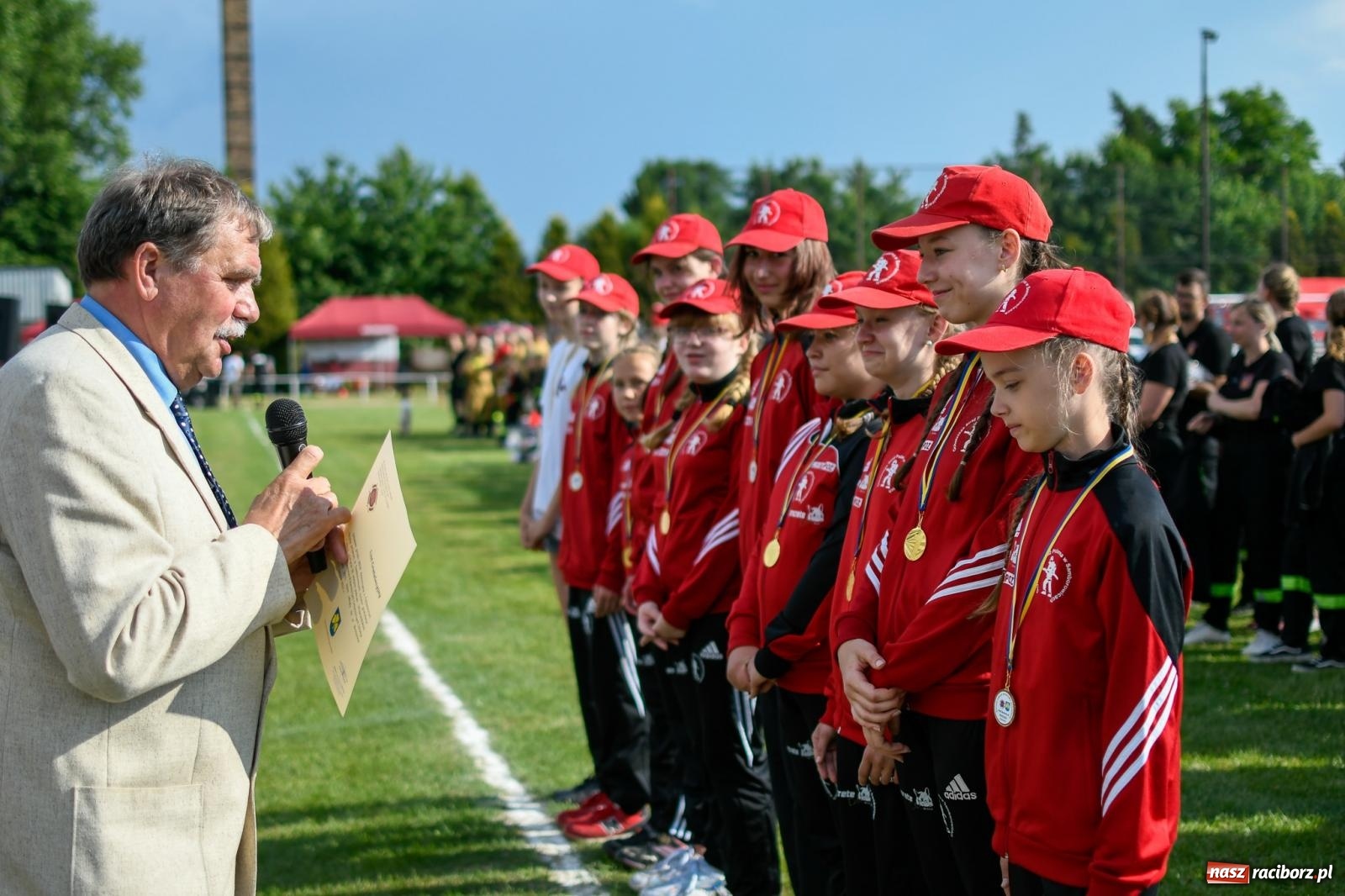 Zdjęcie w galerii na portalu naszraciborz.pl: Samborowice wzięły całe złoto. Gminne zawody sportowo-pożarnicze w Pietrowicach Wielkich [FOTO i WIDEO] wiadomości z regionu