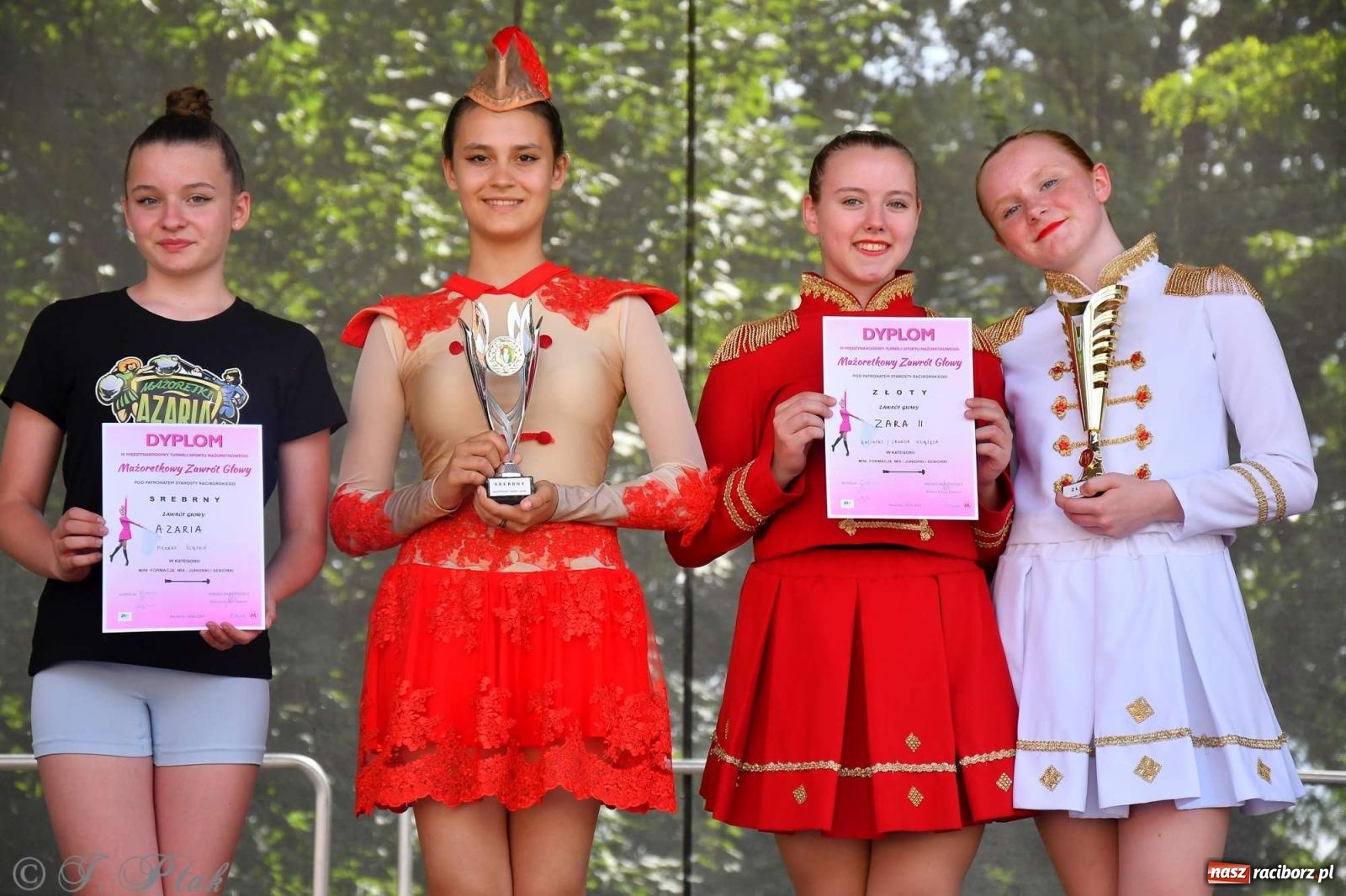 Zdjęcie w galerii na portalu naszraciborz.pl: Roztańczony raciborski zamek, czyli mażoretkowy zawrót głowy [FOTO i WIDEO] wiadomości z regionu