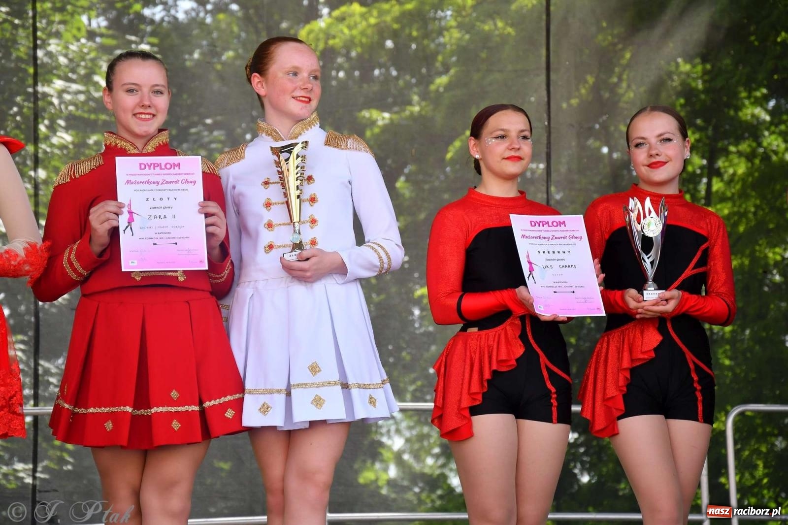 Zdjęcie w galerii na portalu naszraciborz.pl: Roztańczony raciborski zamek, czyli mażoretkowy zawrót głowy [FOTO i WIDEO] wiadomości z regionu