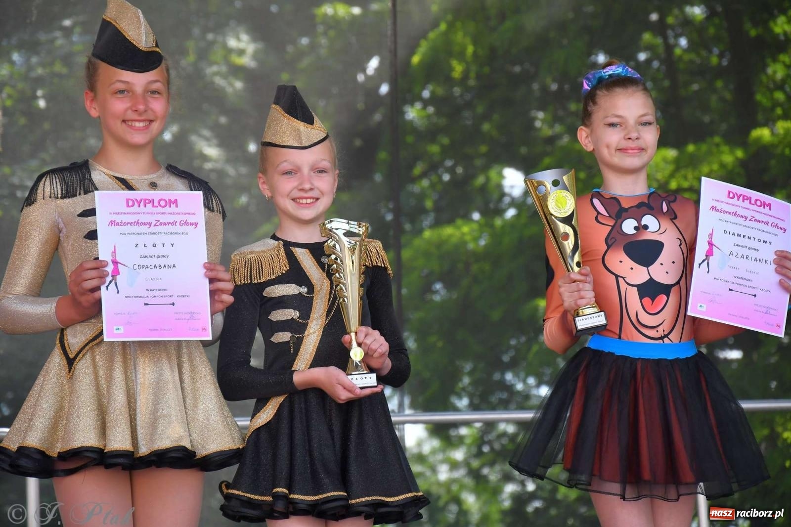 Zdjęcie w galerii na portalu naszraciborz.pl: Roztańczony raciborski zamek, czyli mażoretkowy zawrót głowy [FOTO i WIDEO] wiadomości z regionu