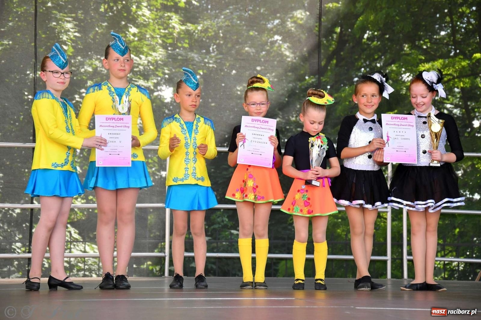 Zdjęcie w galerii na portalu naszraciborz.pl: Roztańczony raciborski zamek, czyli mażoretkowy zawrót głowy [FOTO i WIDEO] wiadomości z regionu