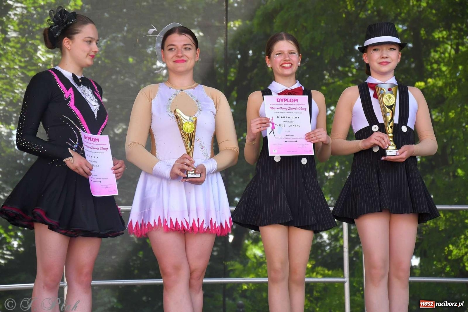 Zdjęcie w galerii na portalu naszraciborz.pl: Roztańczony raciborski zamek, czyli mażoretkowy zawrót głowy [FOTO i WIDEO] wiadomości z regionu