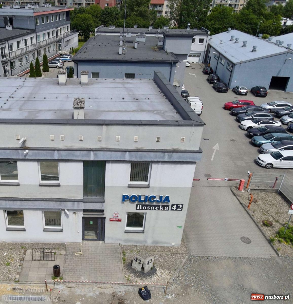 Zdjęcie w galerii na portalu naszraciborz.pl: Remont Bosackiej-Rybnickiej potrwa dłużej niż zakładano [ZDJĘCIA LOTNICZE] wiadomości z regionu