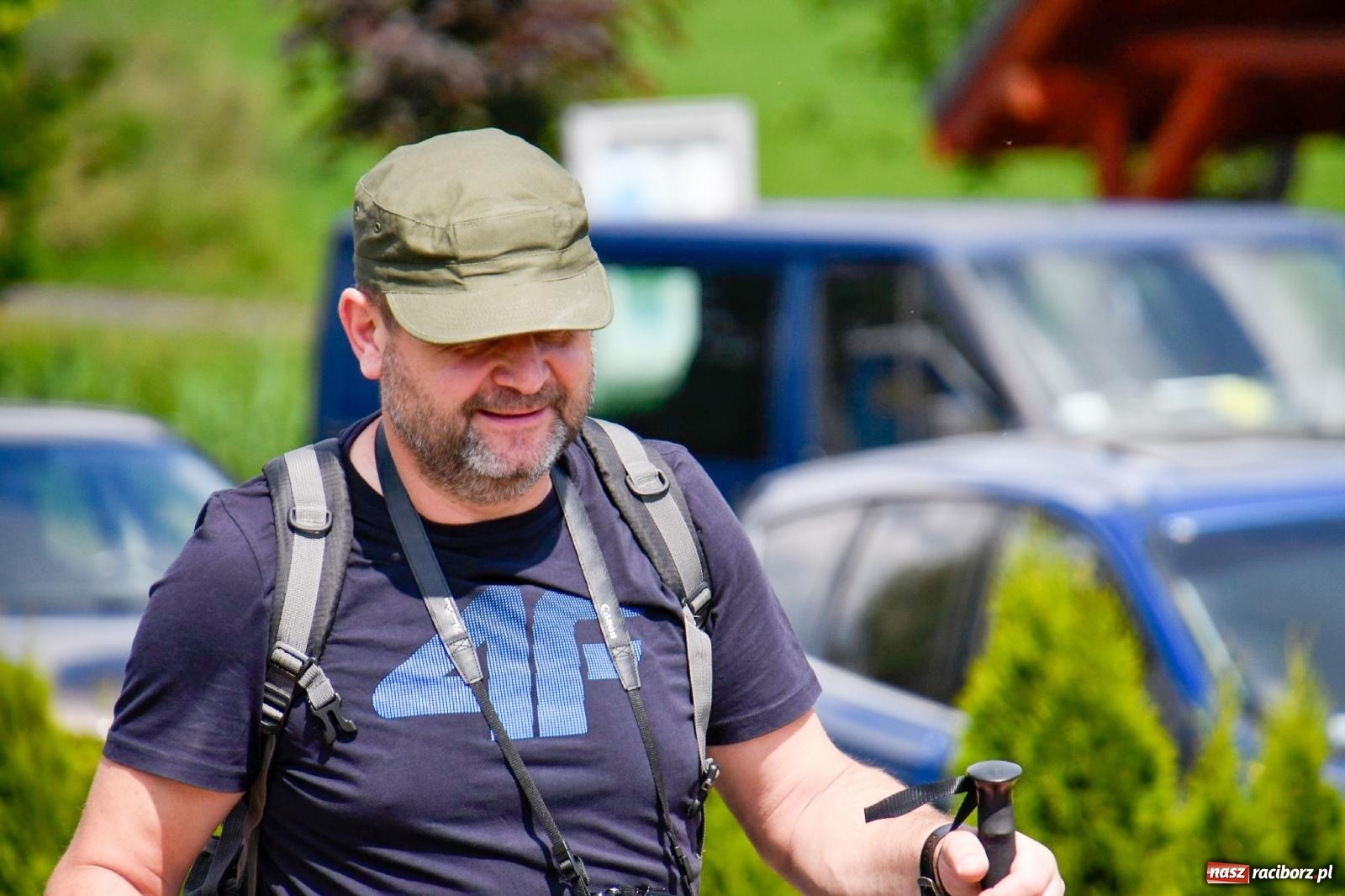 Zdjęcie w galerii na portalu naszraciborz.pl: Przemierzali z kijkami gminę z widokami wiadomości z regionu