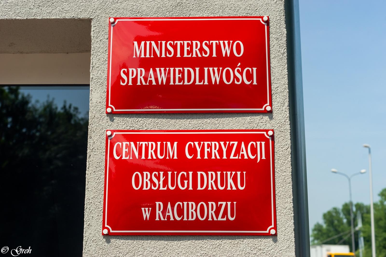Zdjęcie w galerii na portalu naszraciborz.pl: Racibórz jako jedyny w Polsce ma Centrum Cyfryzacji Obsługi Druku resortu sprawiedliwości [FOTO i WIDEO] wiadomości z regionu
