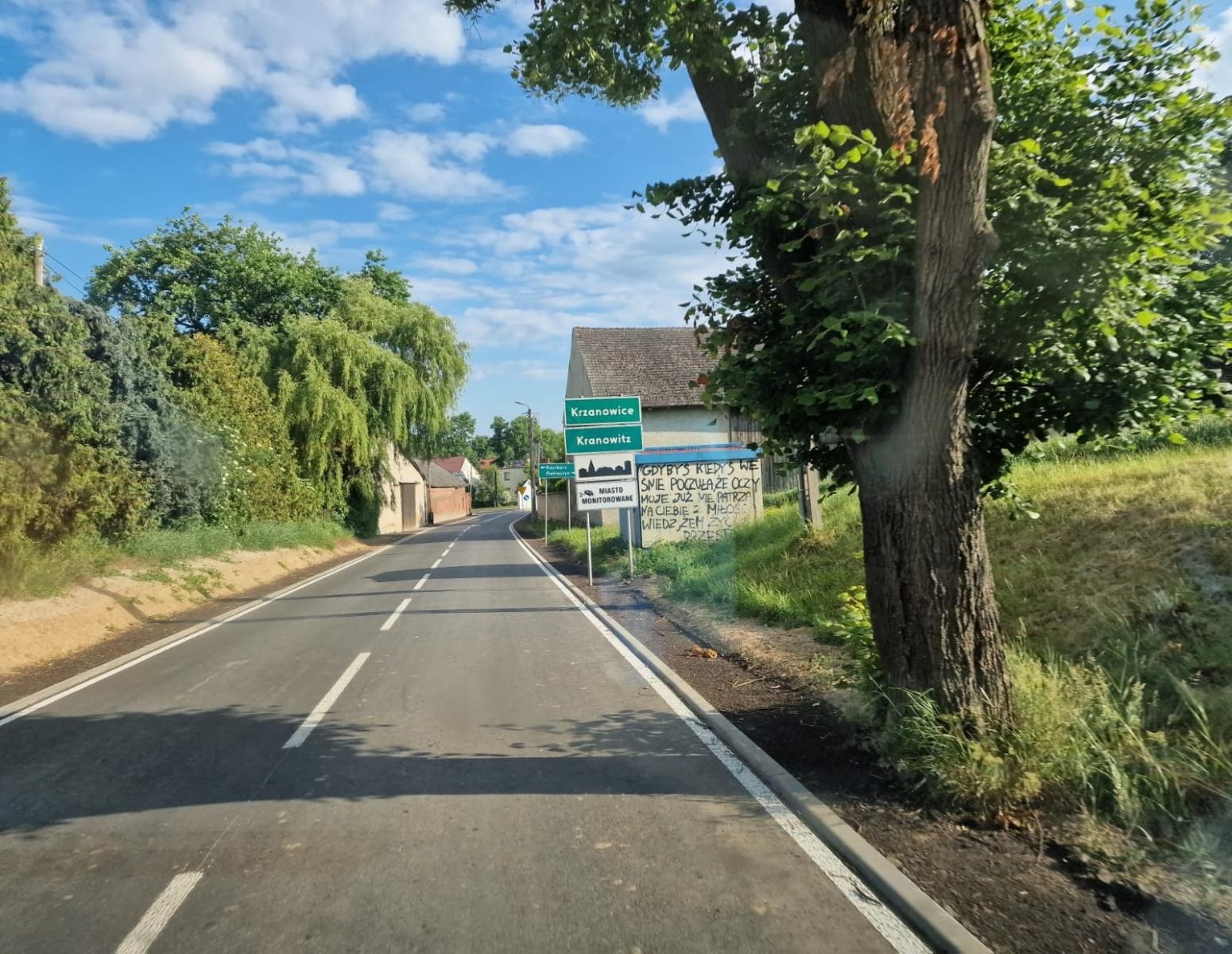 Zdjęcie w galerii na portalu naszraciborz.pl: Droga Krzanowice - Samborowice już otwarta wiadomości z regionu