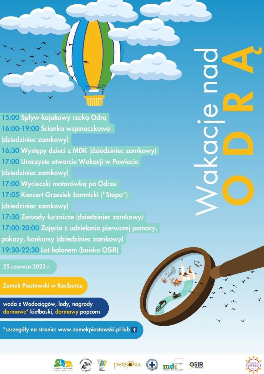 Zdjęcie w galerii na portalu naszraciborz.pl: Powiat Raciborski zaprasza na Wakacje nad ODRĄ wiadomości z regionu