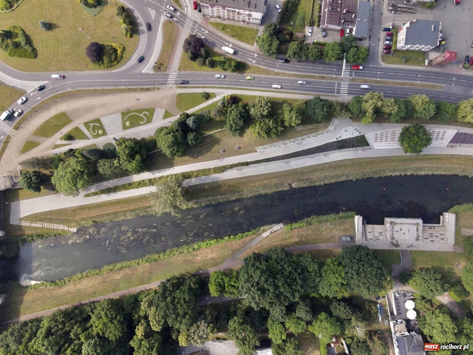 Zdjęcie w galerii na portalu naszraciborz.pl: Czy będzie powtórka z rtęci? Posłowie opozycji i niemieccy naukowcy martwią się o Odrę [FOTO LOTNICZE Z RACIBORZA] wiadomości z regionu