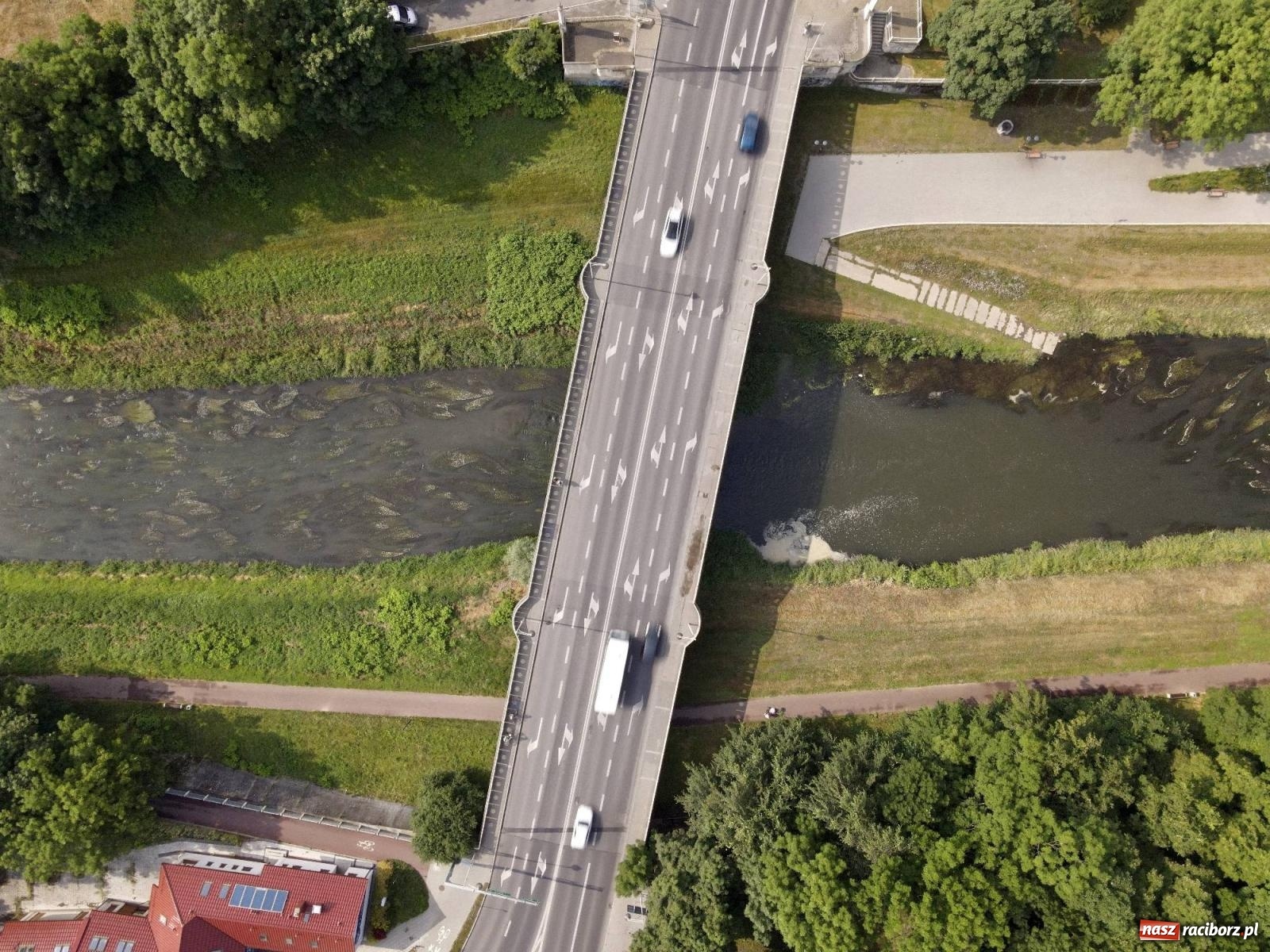 Zdjęcie w galerii na portalu naszraciborz.pl: Czy będzie powtórka z rtęci? Posłowie opozycji i niemieccy naukowcy martwią się o Odrę [FOTO LOTNICZE Z RACIBORZA] wiadomości z regionu