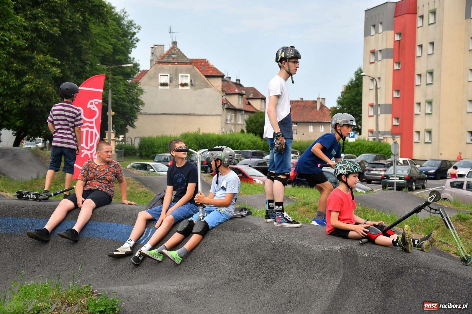 Zdjęcie w galerii na portalu naszraciborz.pl: Raciborski pumptrack świętuje roczek. Inwestycję przeforsowali radni [FOTO i WIDEO] wiadomości z regionu