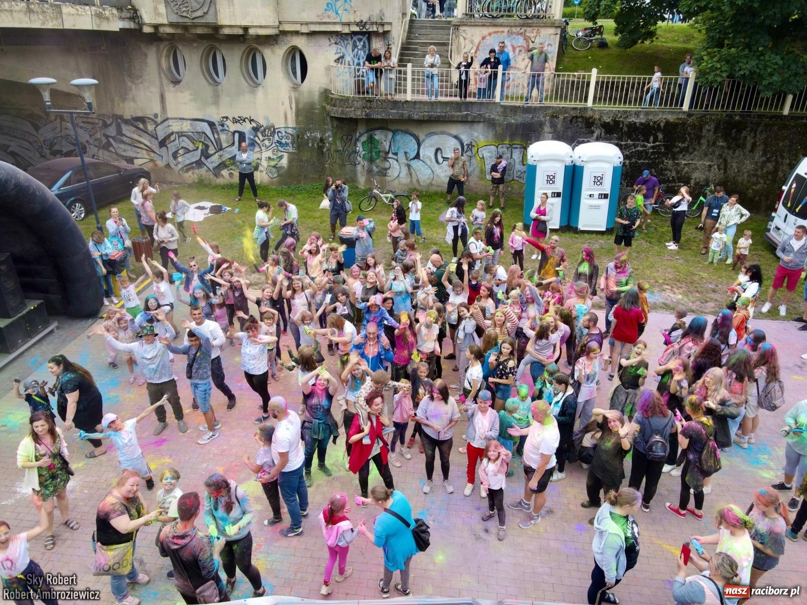 Zdjęcie w galerii na portalu naszraciborz.pl: Raciborskie święto kolorów [FOTO i WIDEO] wiadomości z regionu