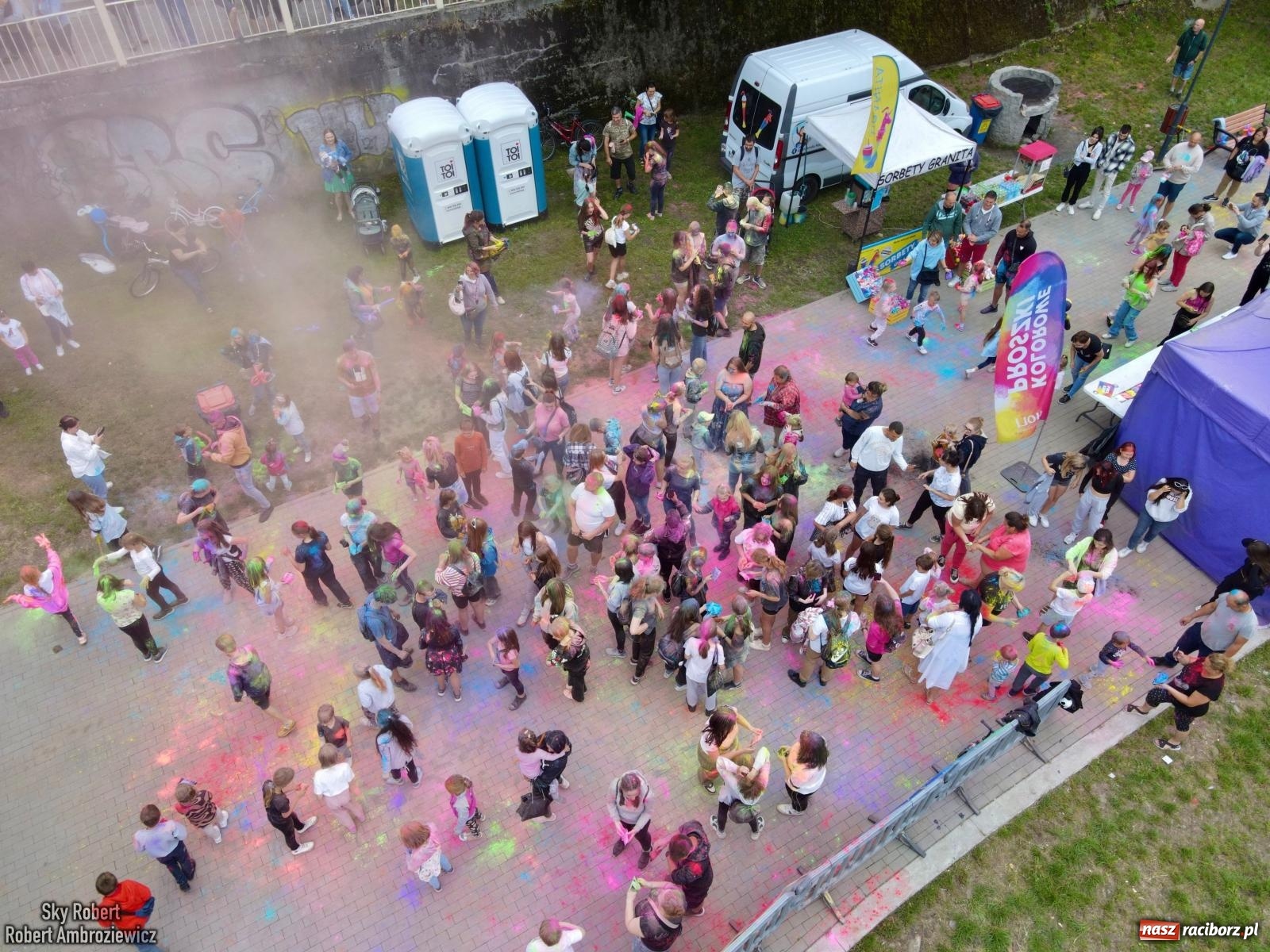 Zdjęcie w galerii na portalu naszraciborz.pl: Raciborskie święto kolorów [FOTO i WIDEO] wiadomości z regionu