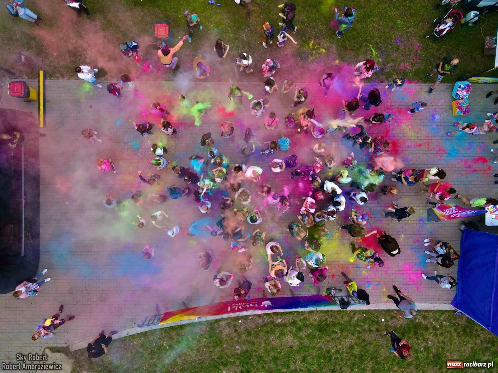 Zdjęcie w galerii na portalu naszraciborz.pl: Raciborskie święto kolorów [FOTO i WIDEO] wiadomości z regionu