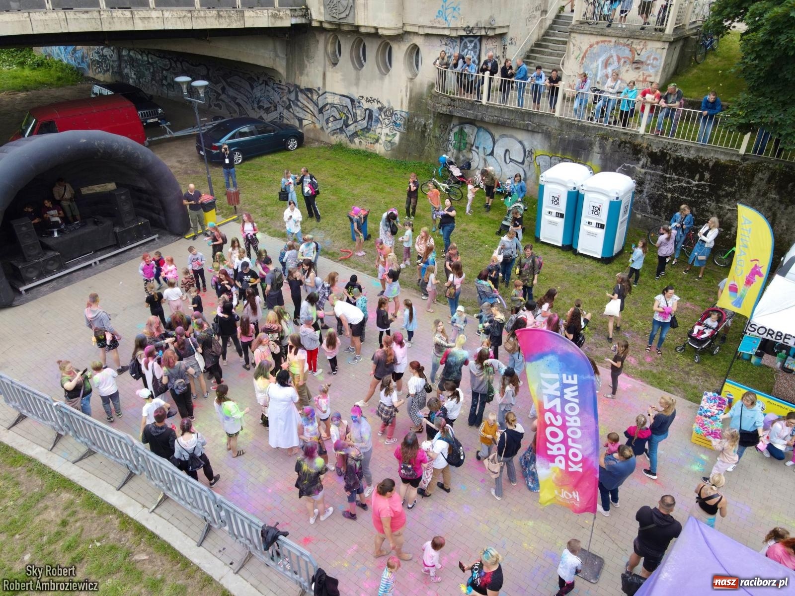 Zdjęcie w galerii na portalu naszraciborz.pl: Raciborskie święto kolorów [FOTO i WIDEO] wiadomości z regionu