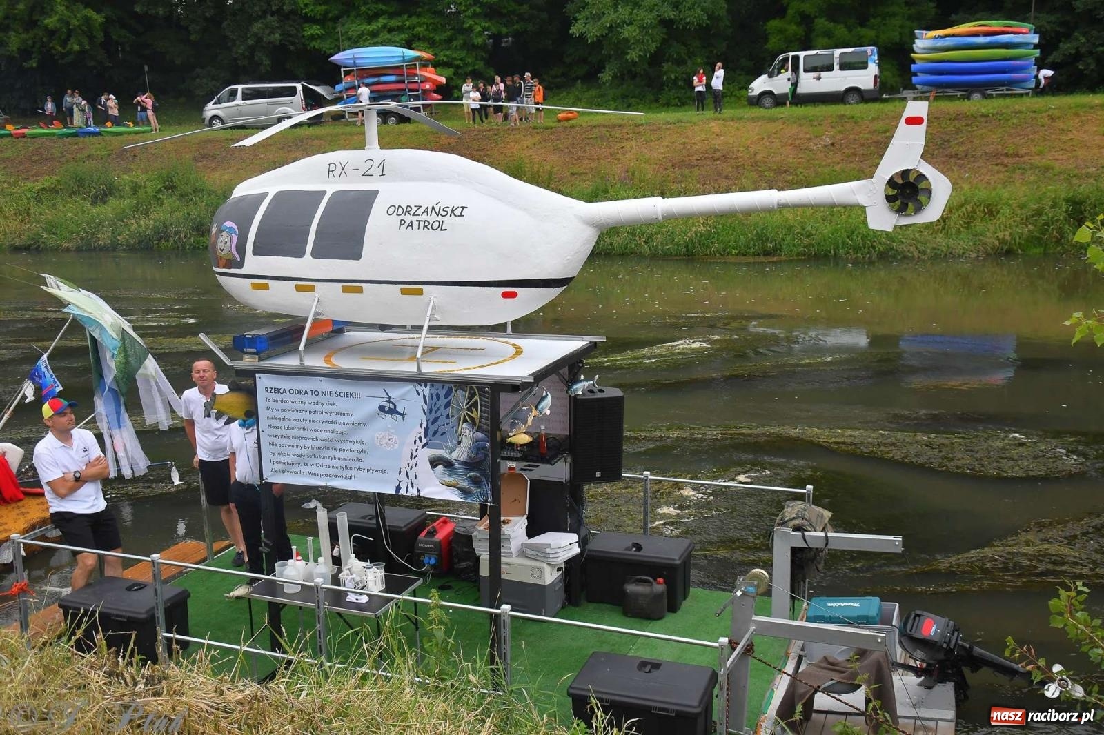 Zdjęcie w galerii na portalu naszraciborz.pl: Morsy, statki i łodzie. Pływadło na bis! wiadomości z regionu