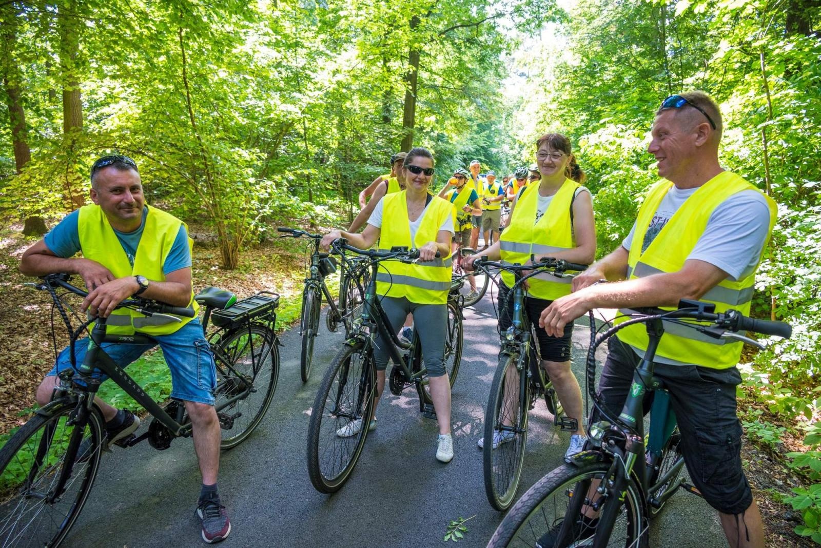 Zdjęcie w galerii na portalu naszraciborz.pl: Polsko-czeski rajd rowerowy szlakiem rodów pogranicza wiadomości z regionu