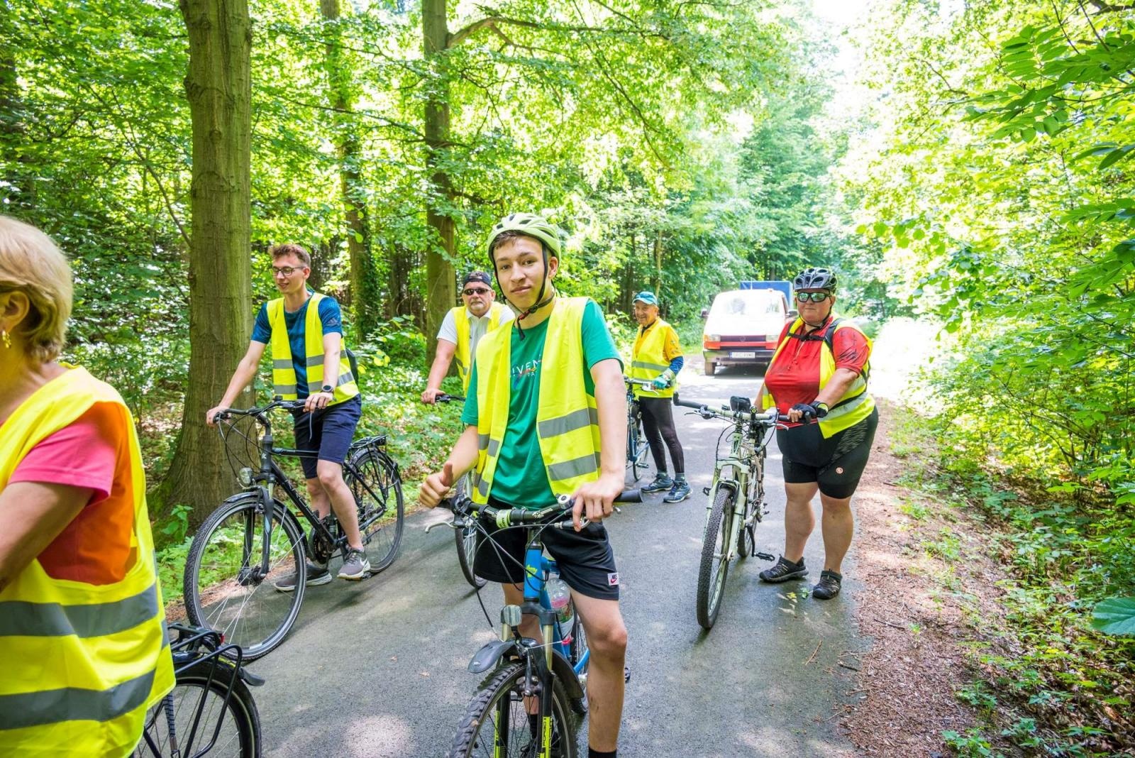Zdjęcie w galerii na portalu naszraciborz.pl: Polsko-czeski rajd rowerowy szlakiem rodów pogranicza wiadomości z regionu
