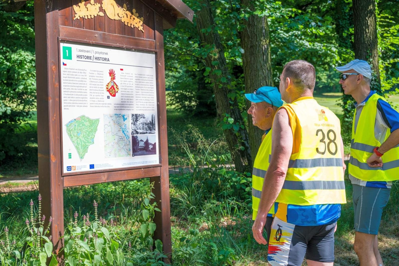 Zdjęcie w galerii na portalu naszraciborz.pl: Polsko-czeski rajd rowerowy szlakiem rodów pogranicza wiadomości z regionu