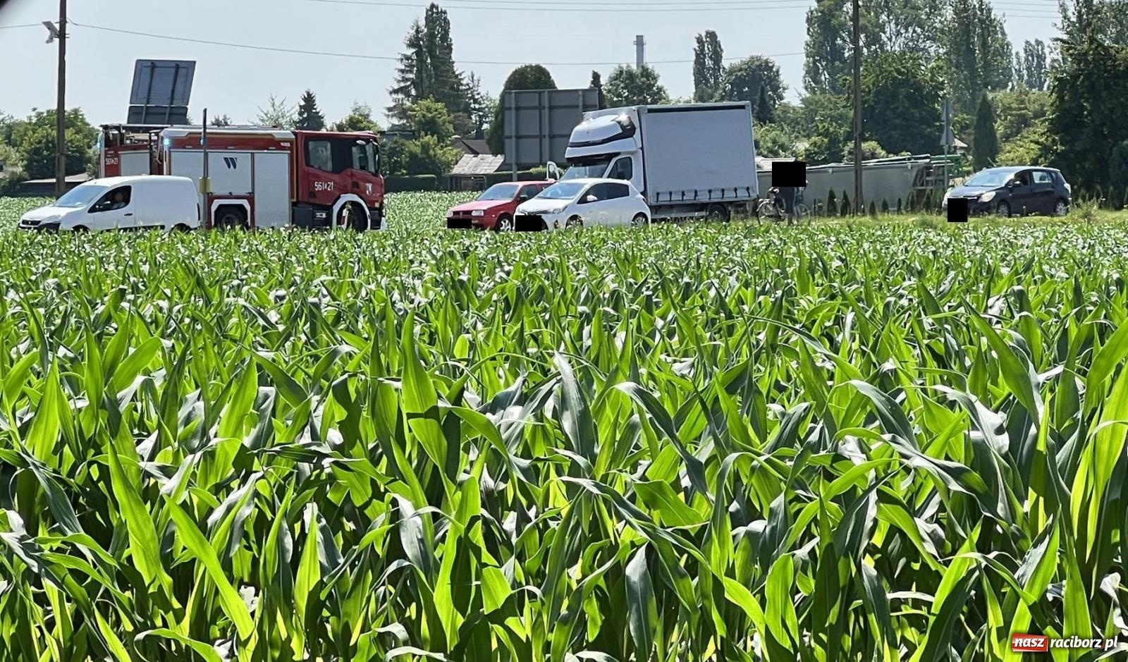 Zdjęcie w galerii na portalu naszraciborz.pl: Raport 998. Mercedes wjechał w tył golfa na Bogumińskiej wiadomości z regionu