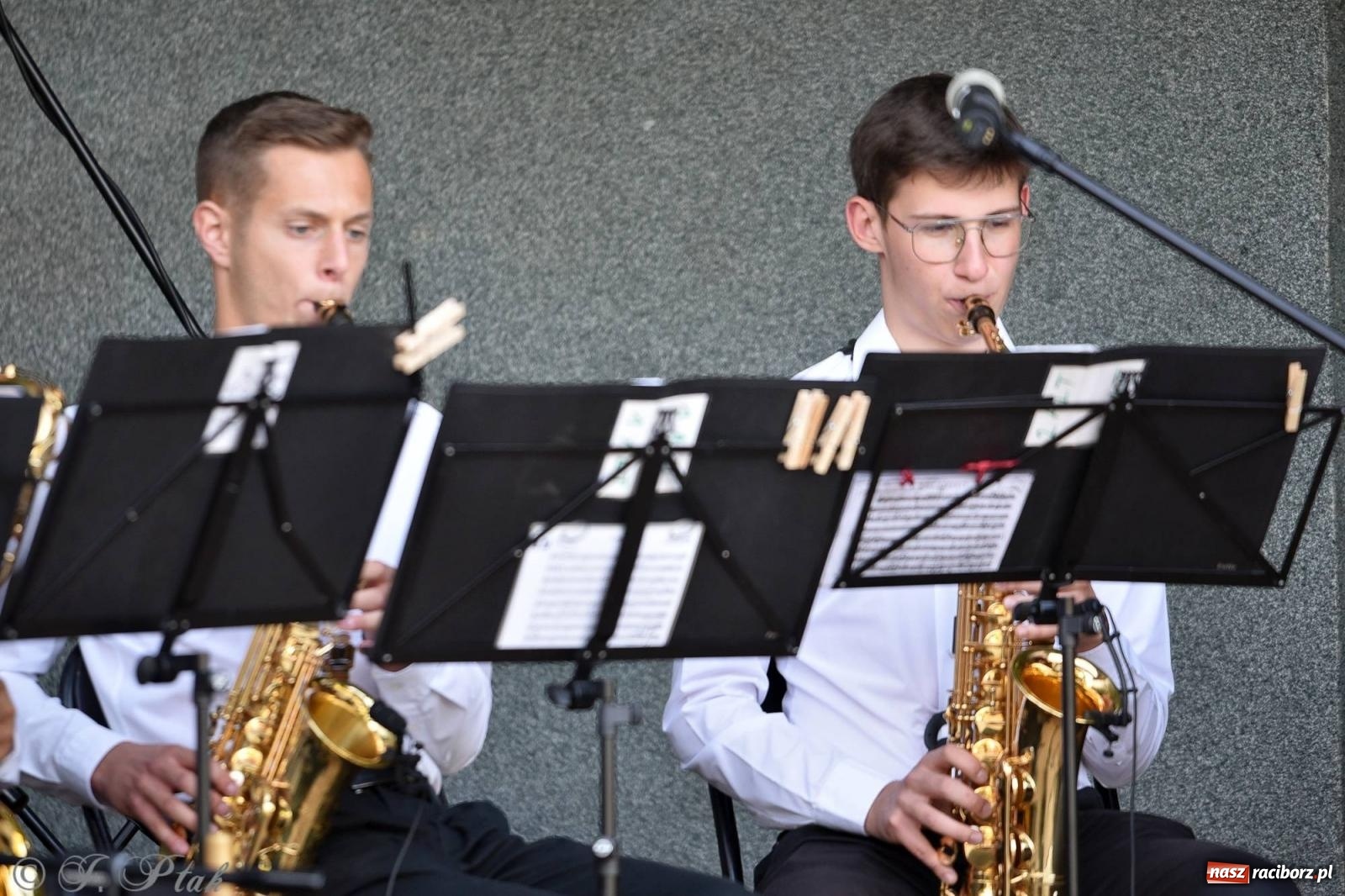 Zdjęcie w galerii na portalu naszraciborz.pl: Orkiestry z RCK-u dały koncert w parku im. Miasta Roth wiadomości z regionu