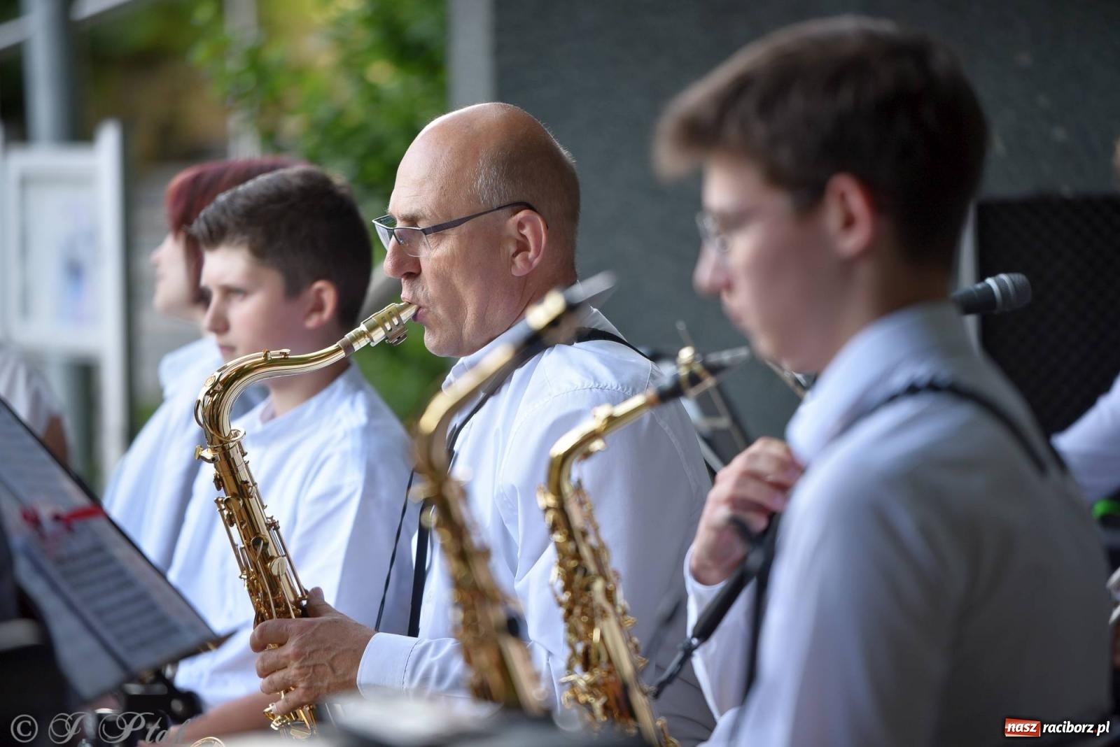 Zdjęcie w galerii na portalu naszraciborz.pl: Orkiestry z RCK-u dały koncert w parku im. Miasta Roth wiadomości z regionu