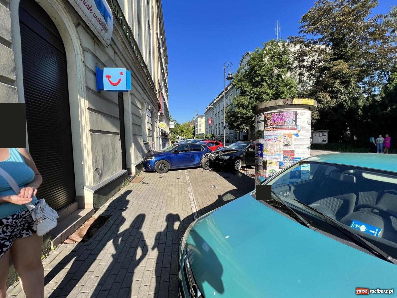 Zdjęcie w galerii na portalu naszraciborz.pl: Audi uderzyło w opla na Batorego [FOTO] wiadomości z regionu