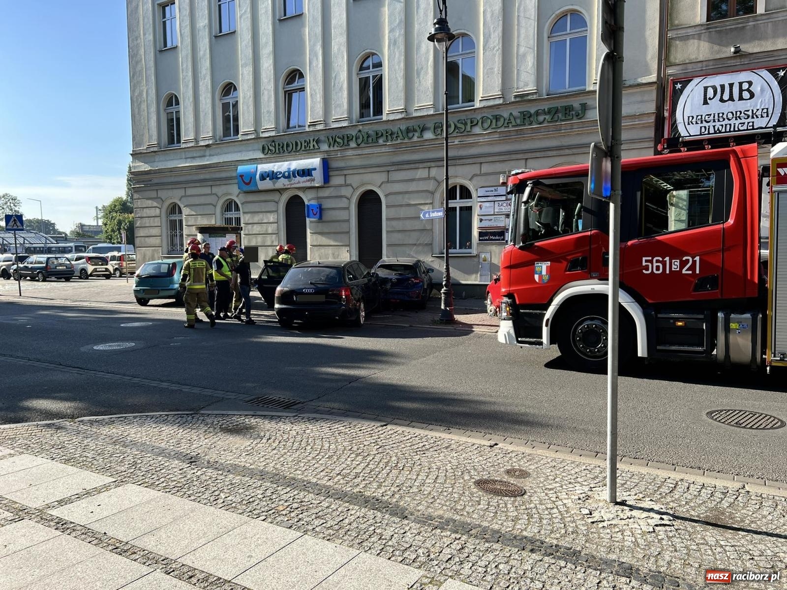 Zdjęcie w galerii na portalu naszraciborz.pl: Audi uderzyło w opla na Batorego [FOTO] wiadomości z regionu