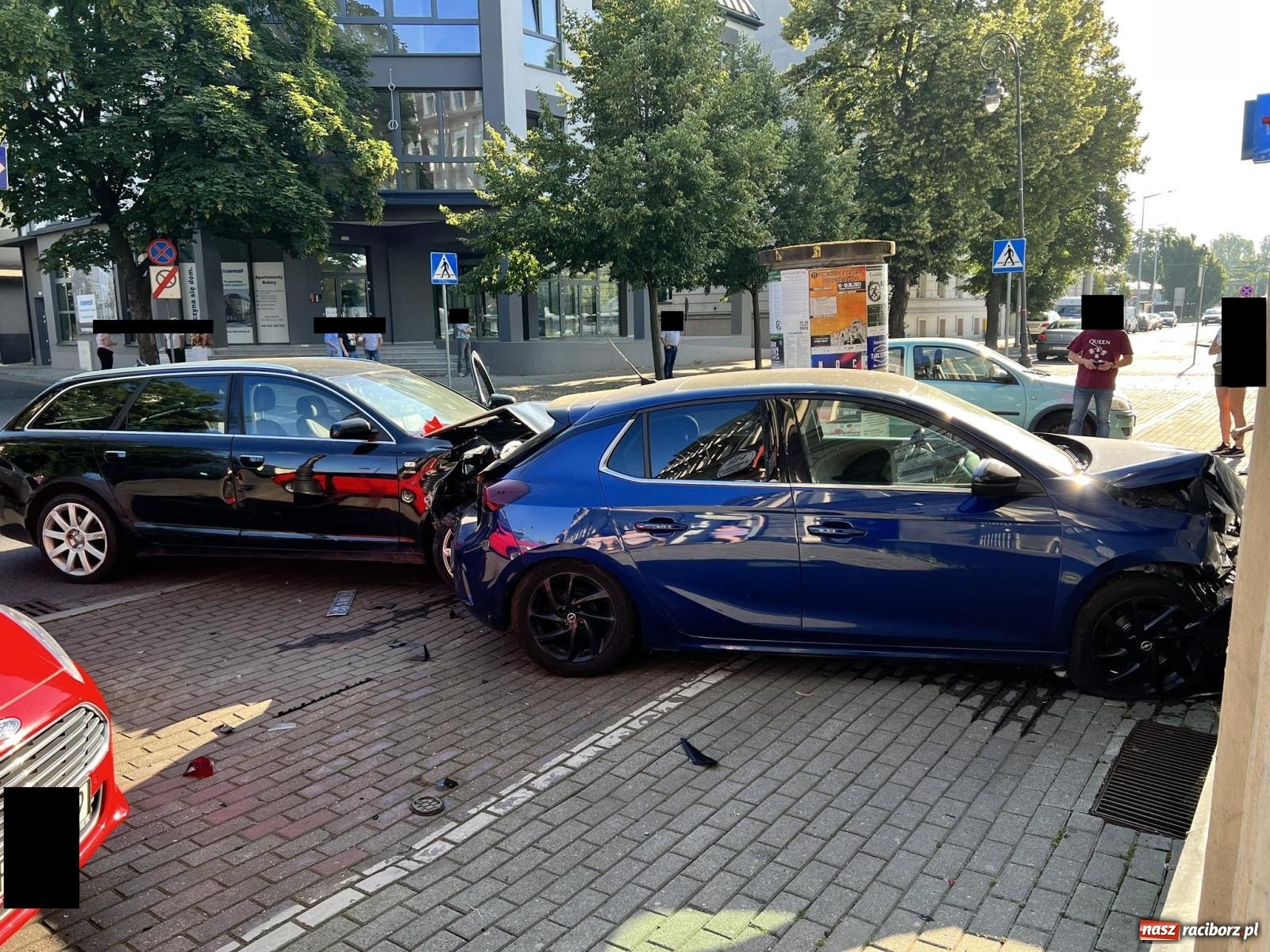 Zdjęcie w galerii na portalu naszraciborz.pl: Audi uderzyło w opla na Batorego [FOTO] wiadomości z regionu