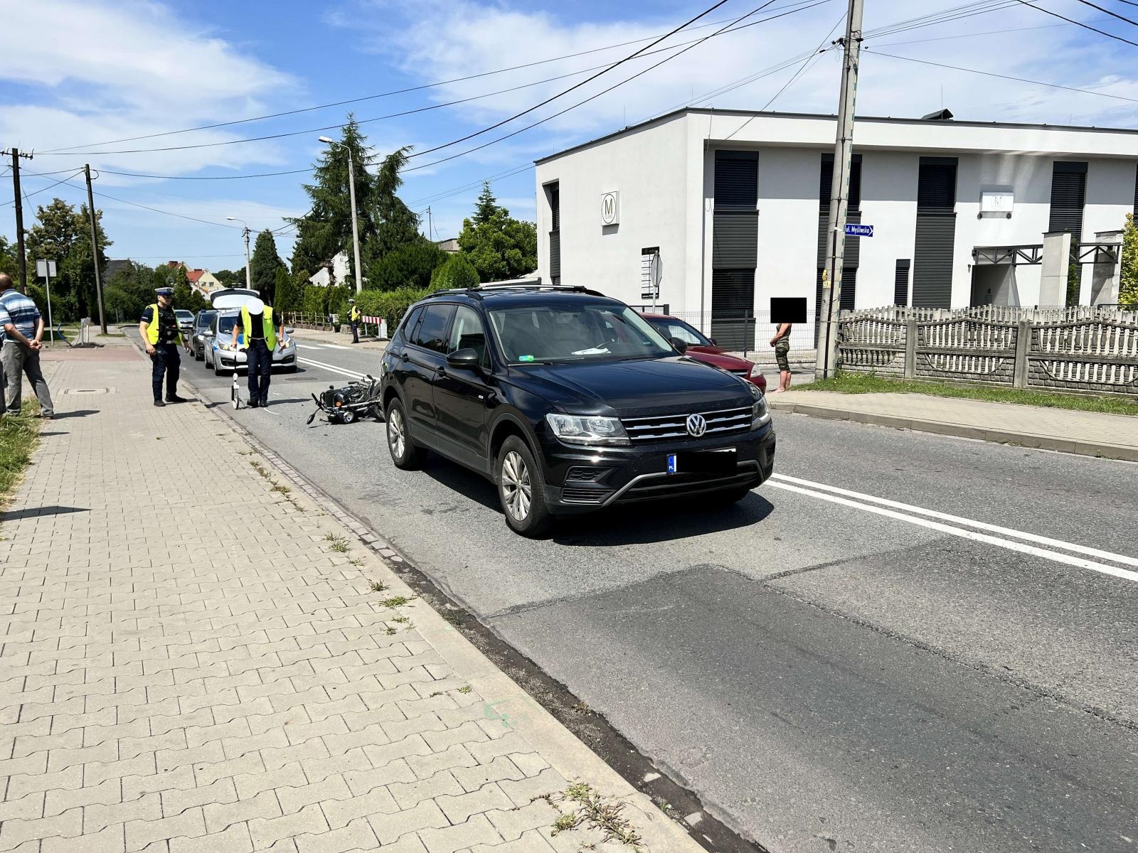 Zdjęcie w galerii na portalu naszraciborz.pl: 19-latek wjechał w volkswagena na Hulczyńskiej wiadomości z regionu
