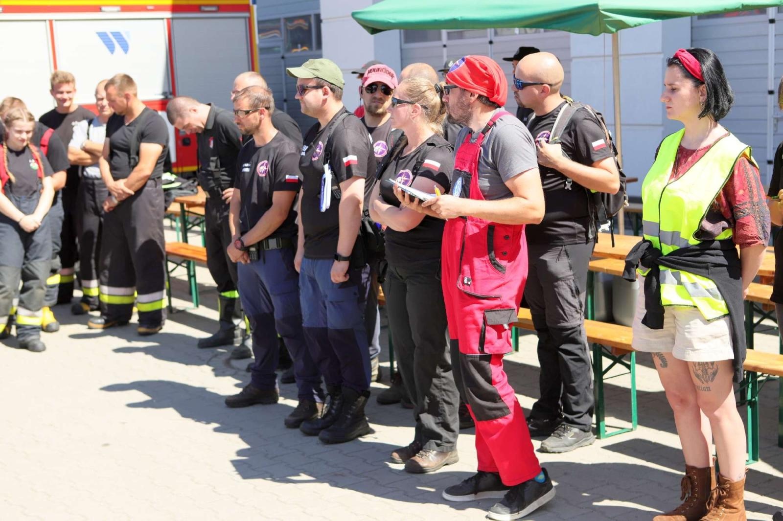 Zdjęcie w galerii na portalu naszraciborz.pl: W czaszy zbiornika Racibórz zorganizowano manewry poszukiwawczo-ratownicze [FOTO] wiadomości z regionu