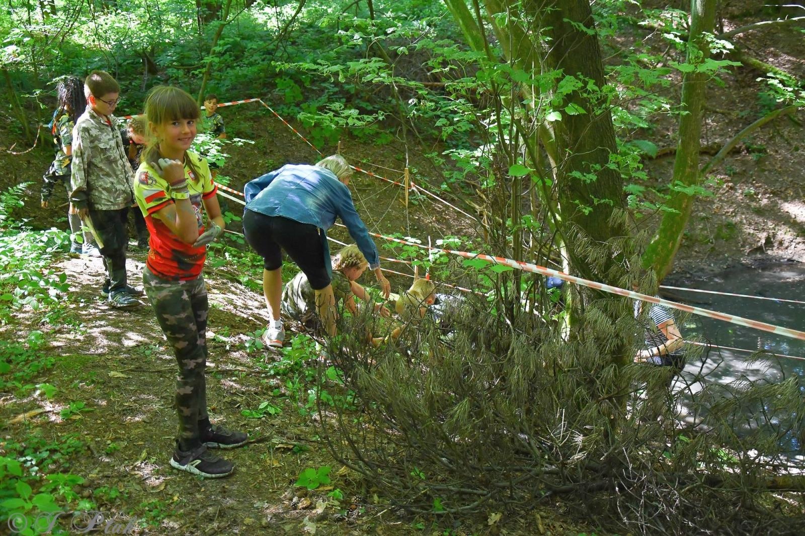 Zdjęcie w galerii na portalu naszraciborz.pl: Bieg Zwiadowców w raciborskim lesie Obora wiadomości z regionu