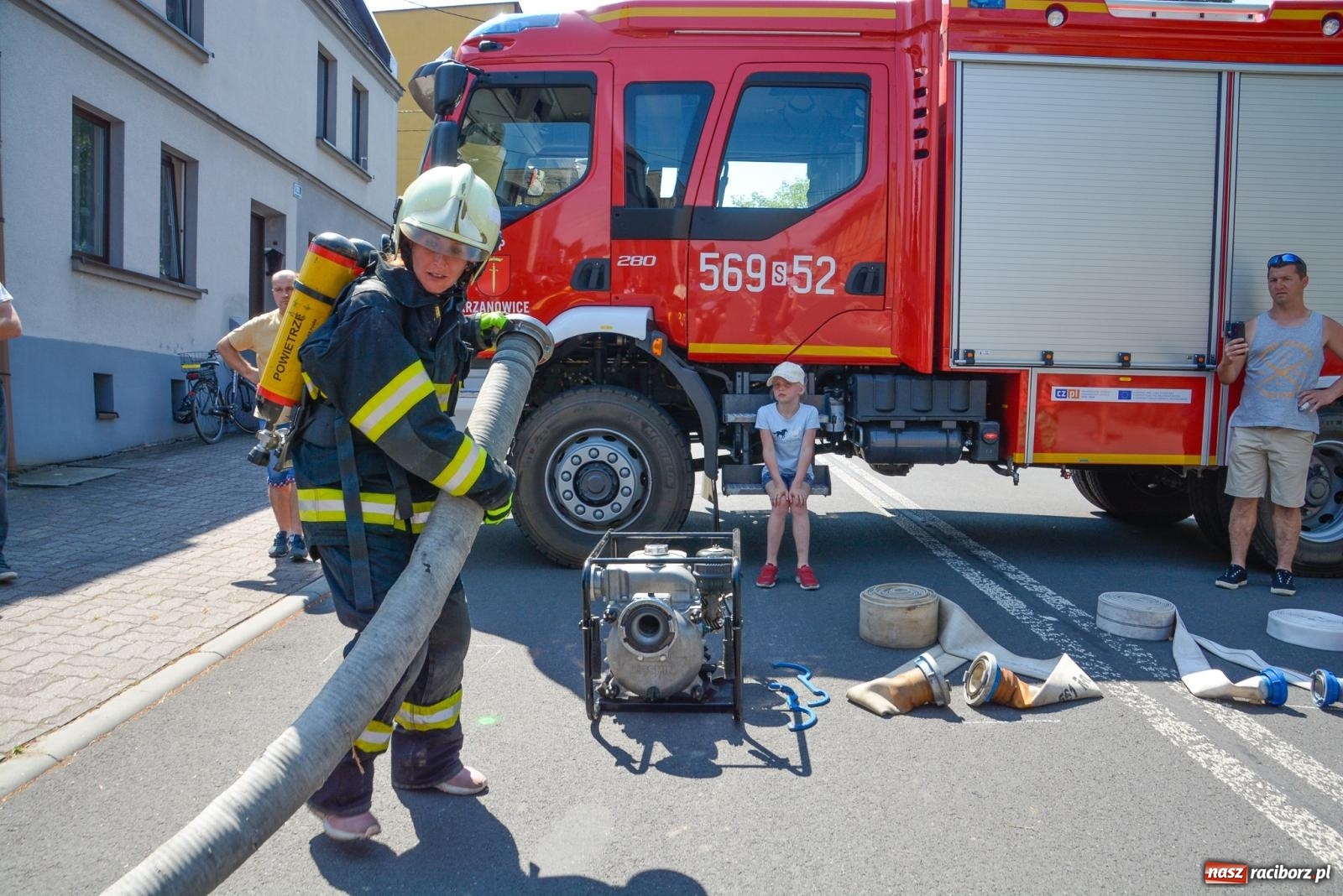Zdjęcie w galerii na portalu naszraciborz.pl: Żelazny jak strażak. Międzynarodowa rywalizacja w Krzanowicach [FOTO i WIDEO] wiadomości z regionu