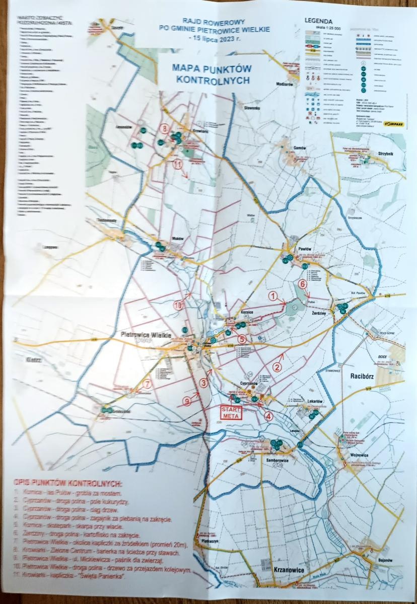 Zdjęcie w galerii na portalu naszraciborz.pl: Rajd rowerowy na orientację po gminie Pietrowice Wielkie wiadomości z regionu