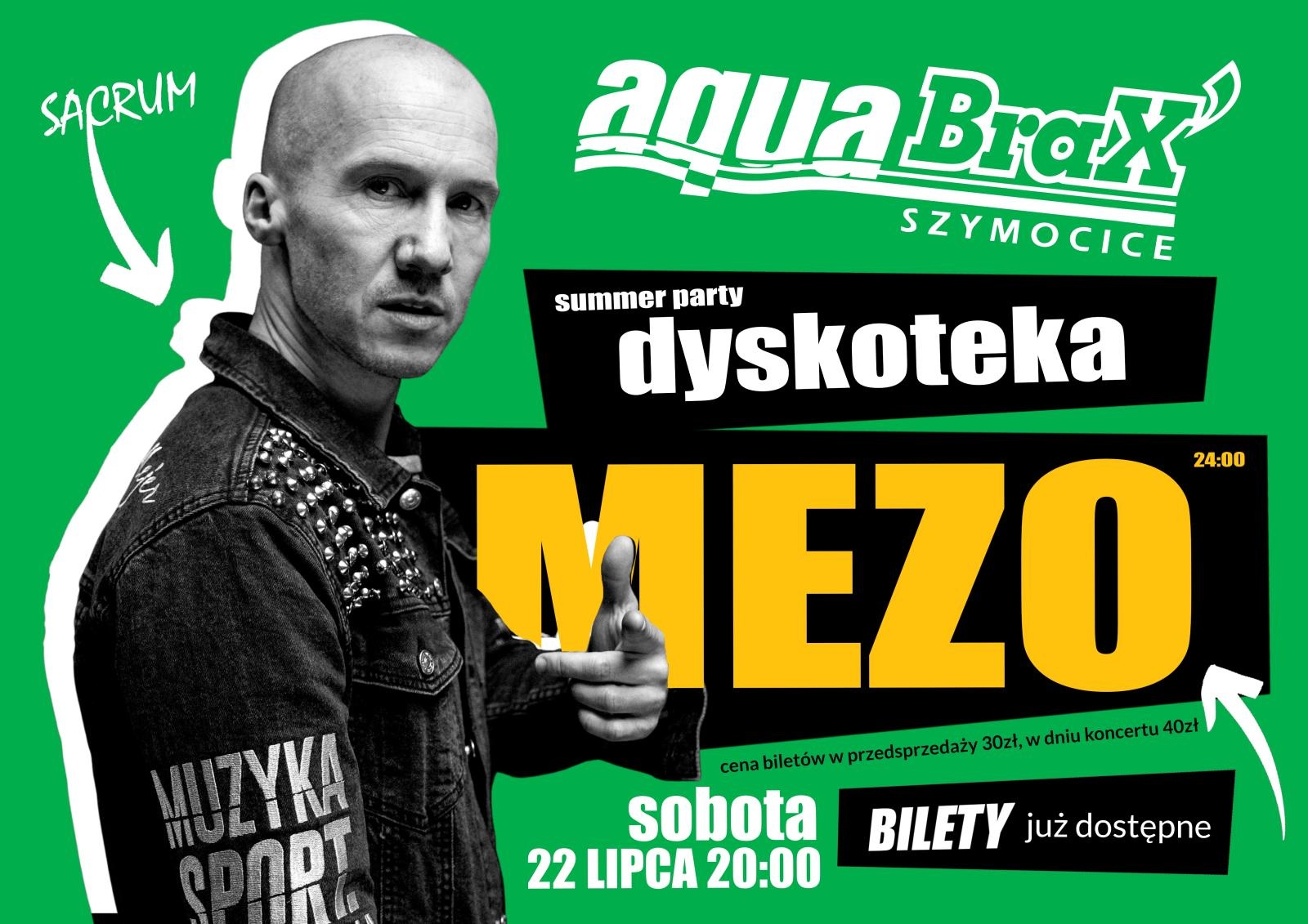 Zdjęcie w galerii na portalu naszraciborz.pl: Summer party w AquaBrax. W sobotę zagra MEZO wiadomości z regionu