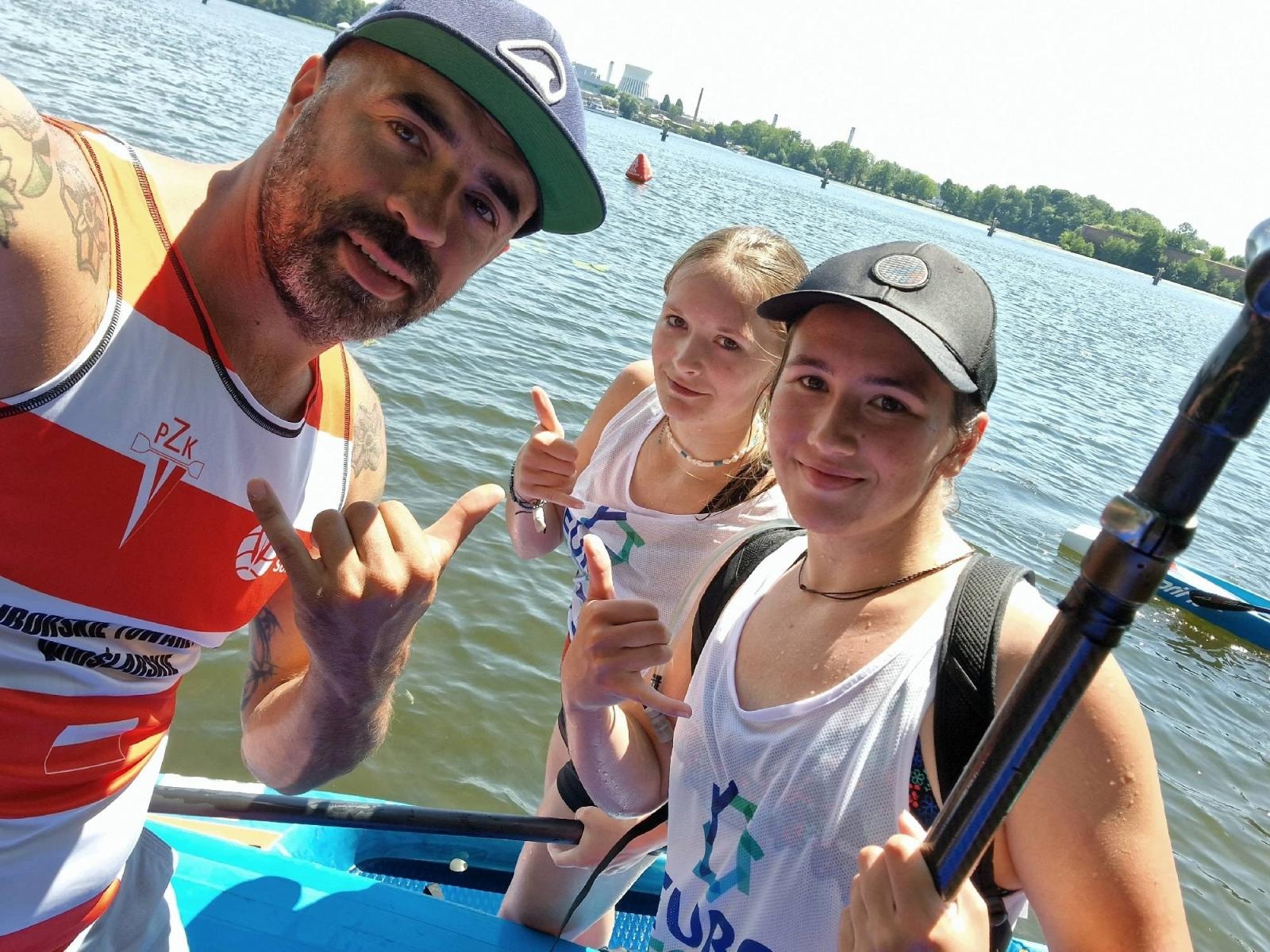 Zdjęcie w galerii na portalu naszraciborz.pl: Raciborskie wodniaczki na EuroTourSup wiadomości z regionu