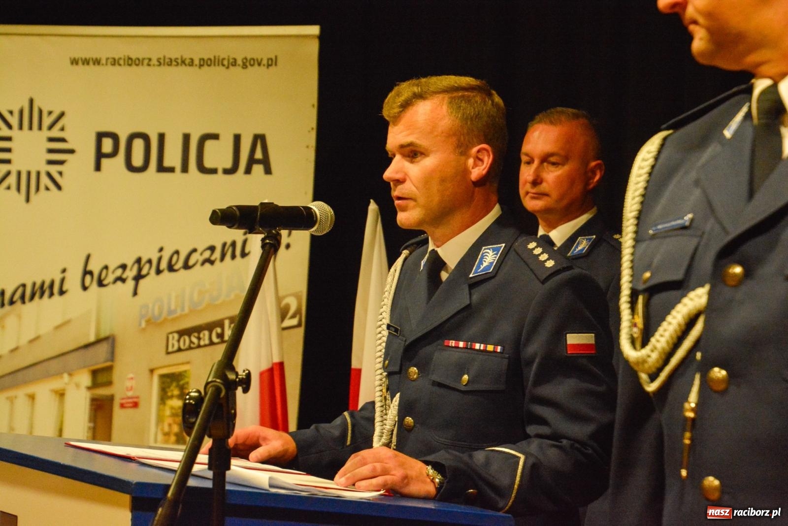 Zdjęcie w galerii na portalu naszraciborz.pl: Szeryf i jego współpracownicy. Raciborska policja świętuje [FOTO i WIDEO] wiadomości z regionu