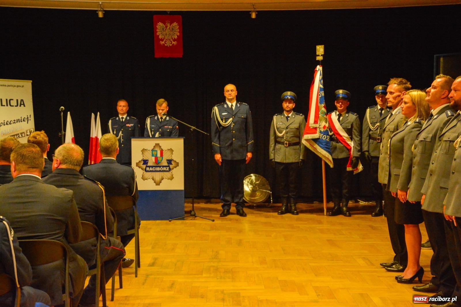 Zdjęcie w galerii na portalu naszraciborz.pl: Szeryf i jego współpracownicy. Raciborska policja świętuje [FOTO i WIDEO] wiadomości z regionu