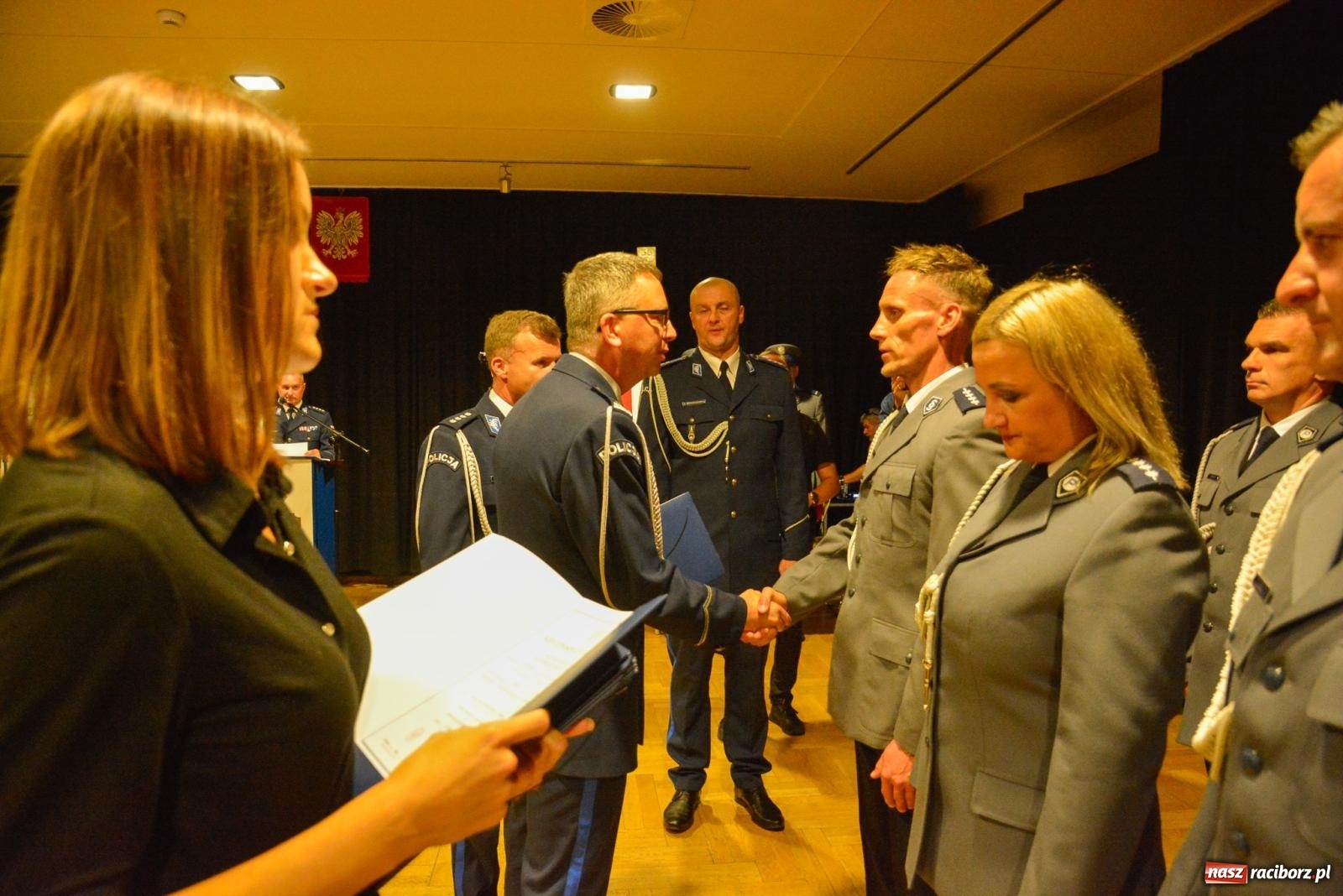 Zdjęcie w galerii na portalu naszraciborz.pl: Szeryf i jego współpracownicy. Raciborska policja świętuje [FOTO i WIDEO] wiadomości z regionu