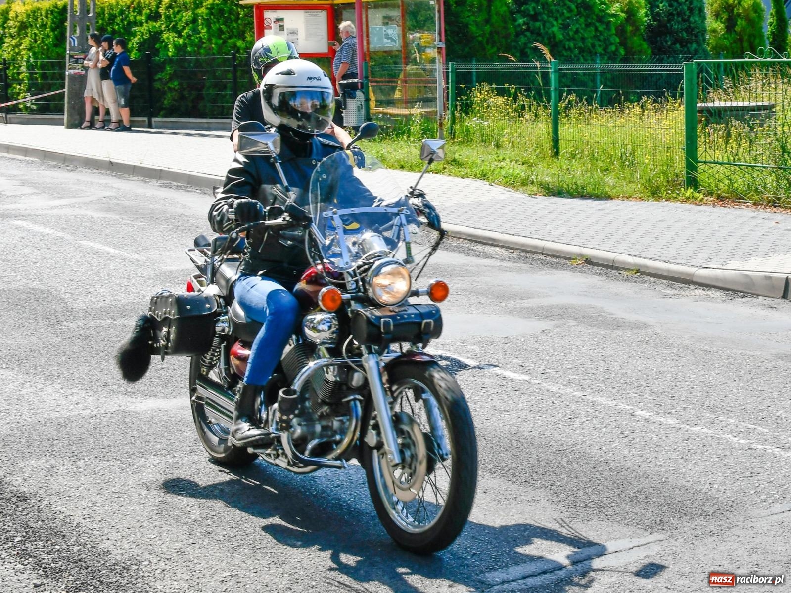 Zdjęcie w galerii na portalu naszraciborz.pl: Parada motocykli na odpust św. Krzysztofa w Pogrzebieniu [FOTO i WIDEO] wiadomości z regionu