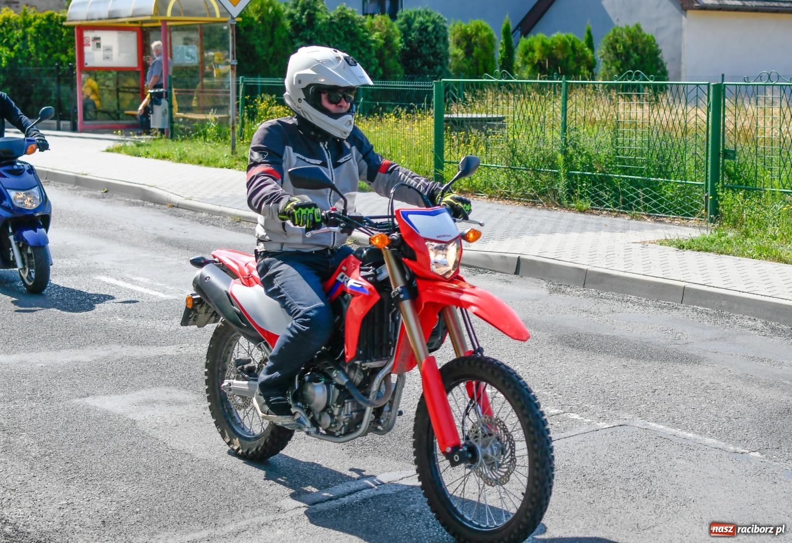 Zdjęcie w galerii na portalu naszraciborz.pl: Parada motocykli na odpust św. Krzysztofa w Pogrzebieniu [FOTO i WIDEO] wiadomości z regionu