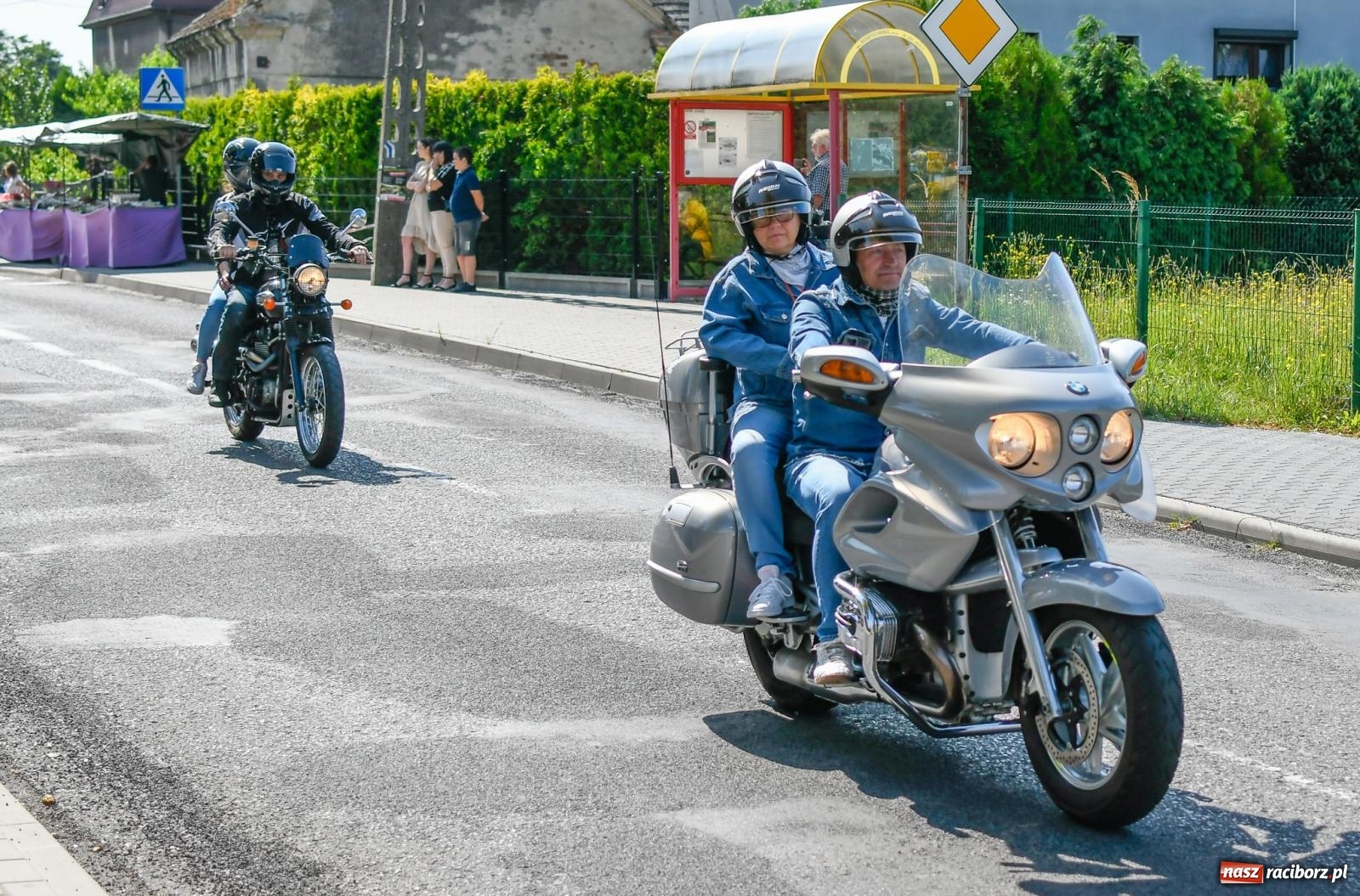Zdjęcie w galerii na portalu naszraciborz.pl: Parada motocykli na odpust św. Krzysztofa w Pogrzebieniu [FOTO i WIDEO] wiadomości z regionu